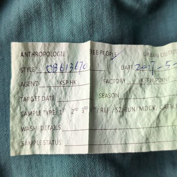 Free People Emerald Green Glam Velvet Trucker Jacket with Silver Button… - Picture 5 of 14